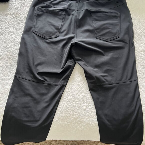 Lululemon ABC Pant Classic 28" Warpstreme Size 36 in Obsidian Grey - Picture 3 of 9